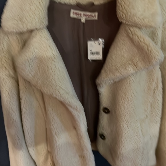 Free People Joplin Jacket in Ivory Sz M NEW - Picture 12 of 17